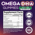 Omega 3 Fish Oil Gummies - Triple Strength Omega 3 Fish Oil Gummy Vitamins with High Absorption EPA & DHA Fatty Acids, Burpless Fish Oil Supplemen...